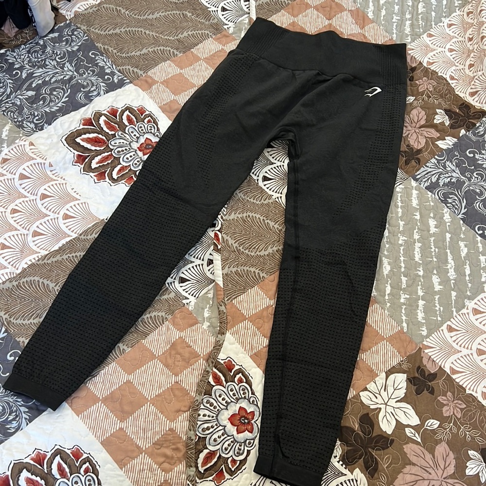 Gymshark Vital Seamless 2.0 Leggings in Black Marl